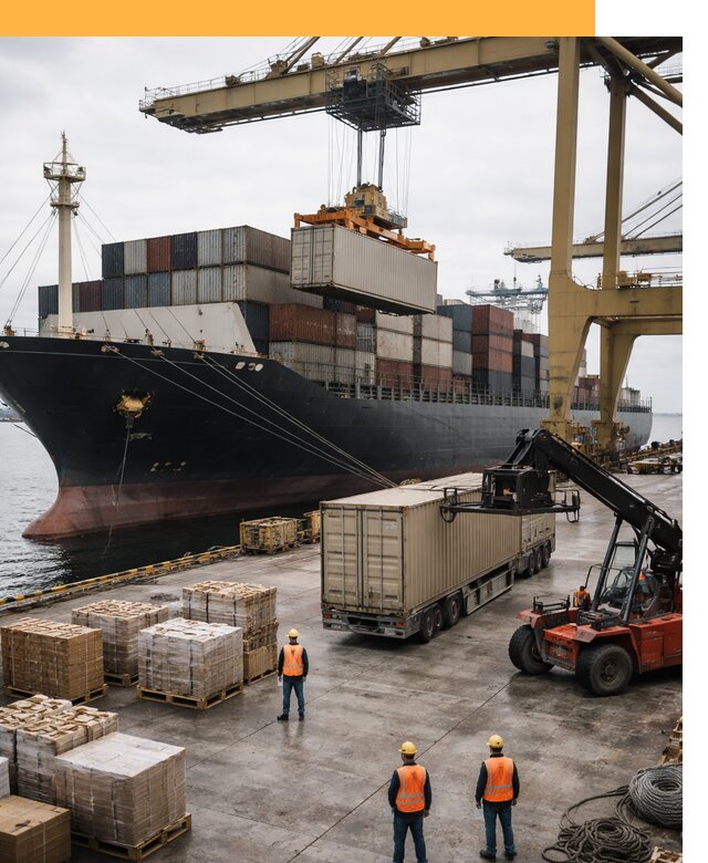 Морские перевозки из Индии: доставка FCL/LCL, таможня от 123144