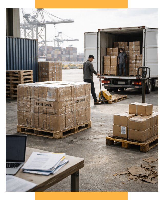 Доставка грузов из Израиля от 15393 р., логистика от СетСервис-Знк