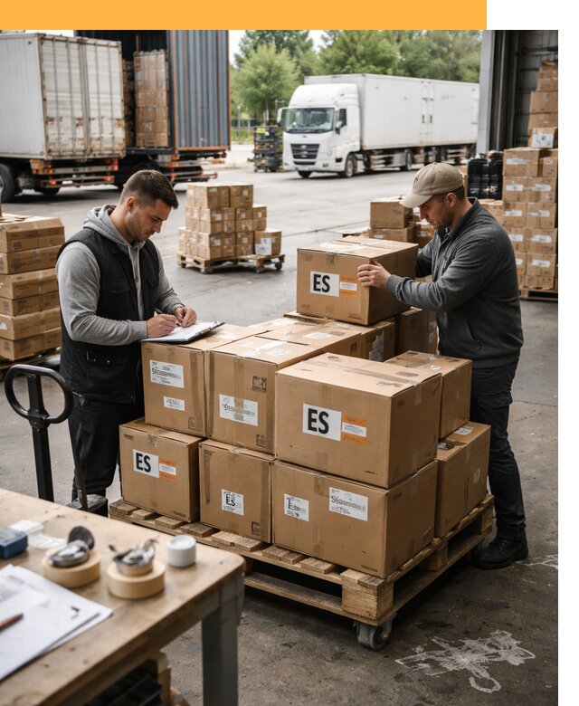 Доставка грузов в Испанию автотранспортом от 35917 руб