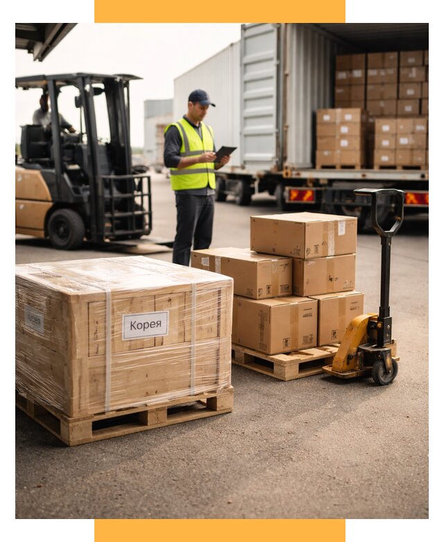 Доставка грузов в Корею из России от 35917 р. | СетСервис-Знк