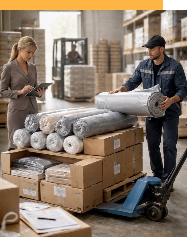 Перевозка текстиля по миру от 15393 руб. с таможней и страхованием