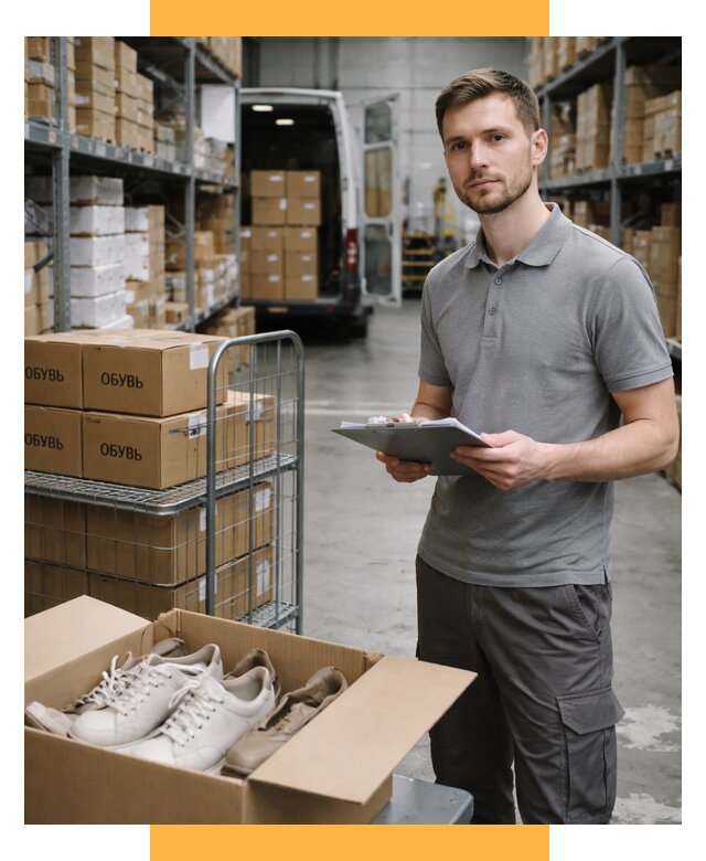 Доставка обуви из Китая и Турции от 4618 р. СетСервис-Знк