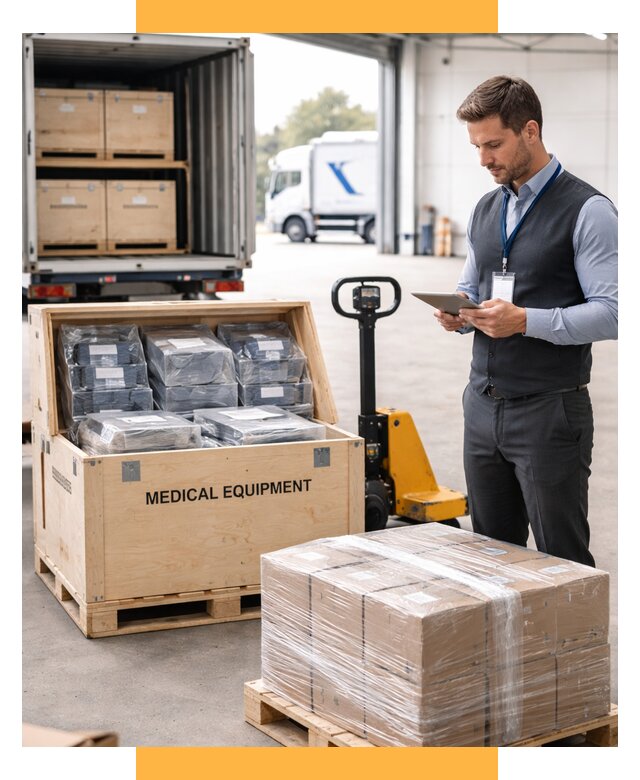 Перевозка медицинского оборудования от 15393 р. в СетСервис-Знк