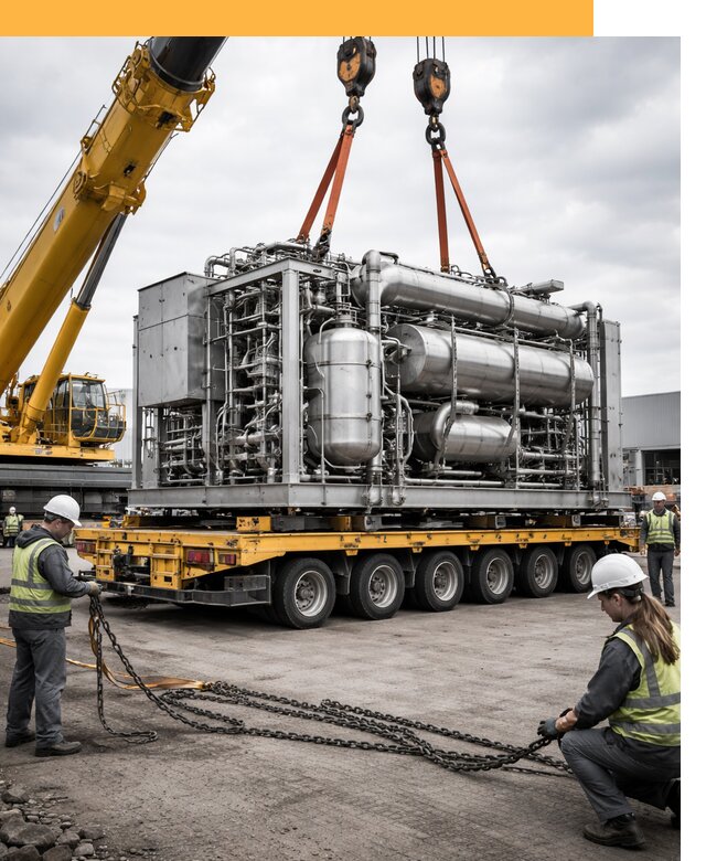 Перевозка тяжеловесных грузов по миру от 153930 руб