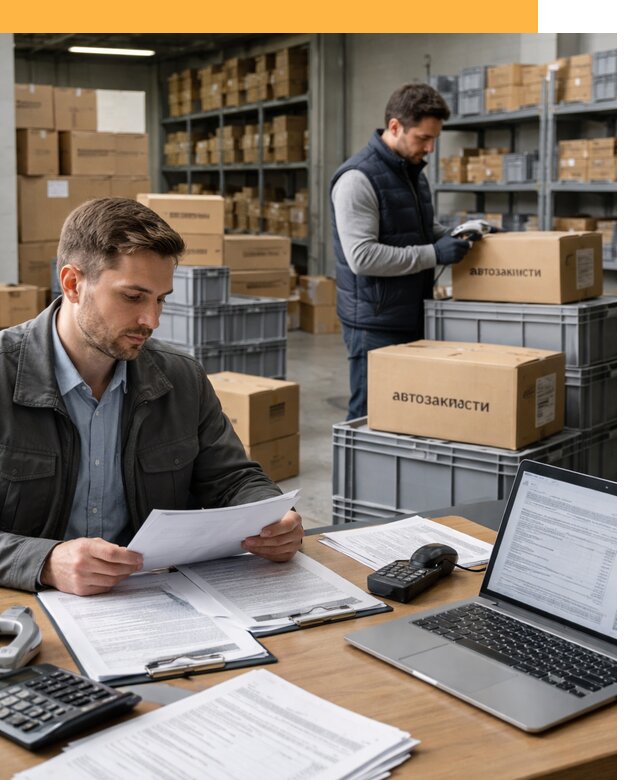 Таможенное оформление автозапчастей по выгодным тарифам от 8723